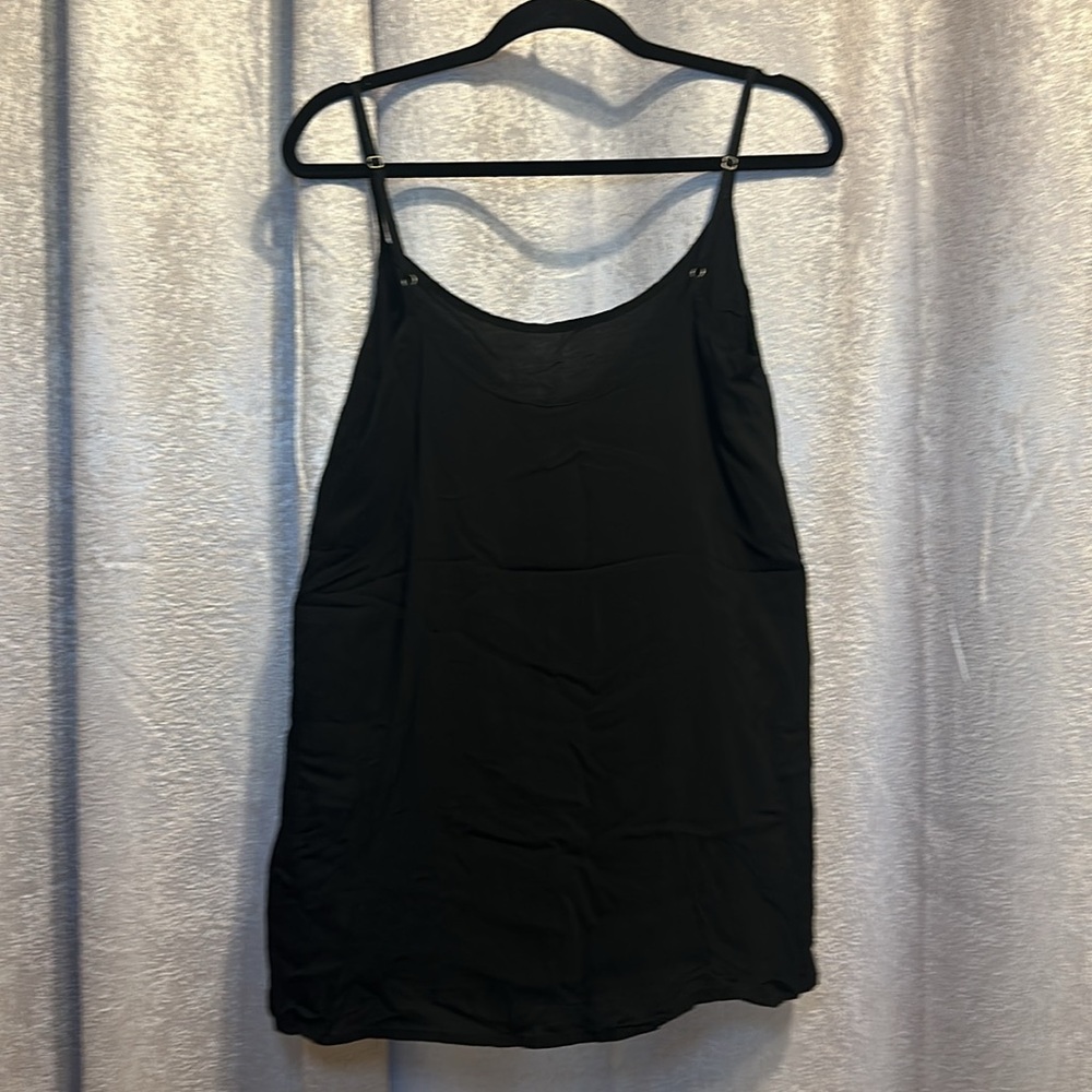 Free people black spaghetti strap blouse size small‎ - Picture 3 of 8